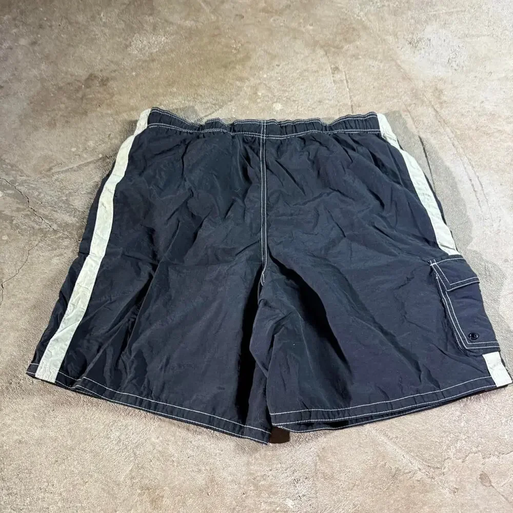 Y2K Black Merona Swim Trunks